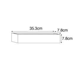 Applique murale moderne blanche 2 lumières - Tjada Novo