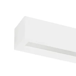 Applique murale moderne blanche 2 lumières - Tjada Novo