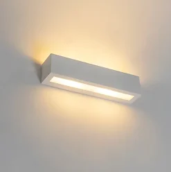 Applique murale moderne blanche 2 lumières - Tjada Novo