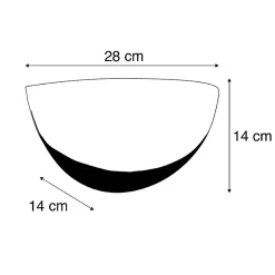 Applique murale moderne blanche - Britt