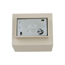 Applique murale moderne beige G9 carrée - Sola