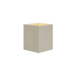 Applique murale moderne beige G9 carrée - Sola