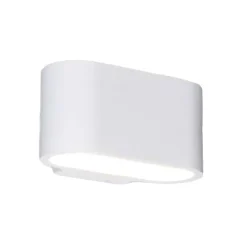 Applique murale moderne blanche plate - Gipsy Arles