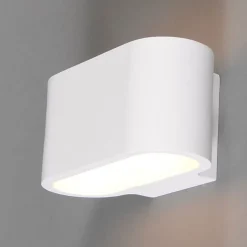 Applique murale moderne blanche plate - Gipsy Arles