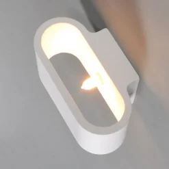 Applique murale moderne blanche plate - Gipsy Arles