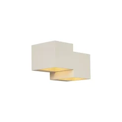Applique murale moderne beige 2 lumières - Transfer Double