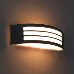 Applique murale moderne gris foncé IP44 - Sapphire Deluxe