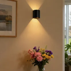 Applique murale moderne noire - Sabbio