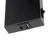 Applique murale moderne noire avec USB réglable - Croft