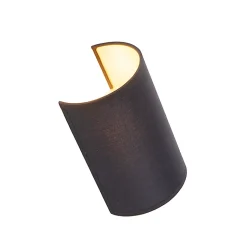 Applique murale moderne noire et dorée - Simple Drum