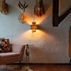 Applique murale moderne noire carrée avec liseuse - Puglia