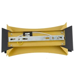 Applique murale moderne noire avec or - Plats