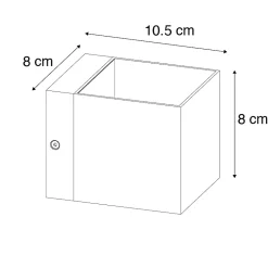 Applique murale moderne noire - Transfer