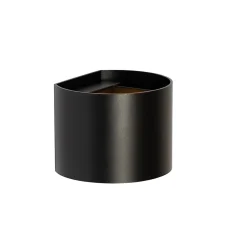 Applique murale moderne ronde noire - Edwin