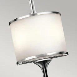 Applique murale Mona 2 lumières - Chrome poli