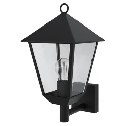 Applique murale montante Docker E27 25W IP44 GoodHome noir