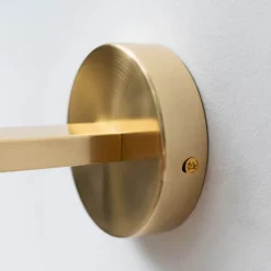 Applique murale métal doré et verre transparent - Vilamo