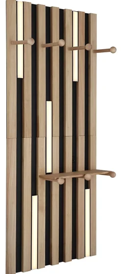 Applique murale métal noir mat, LED DUANE