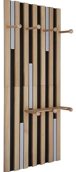 Applique murale métal noir mat, LED DUANE