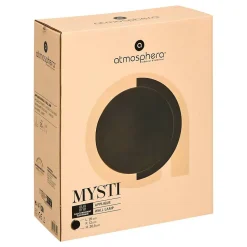 Applique murale Mysti noir 25x12cm - Atmosphera