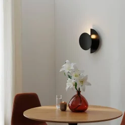 Applique murale Mysti noir 25x12cm - Atmosphera