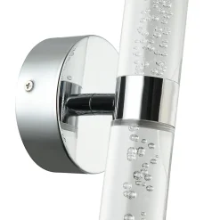 Applique murale Myvat LED intégrée 600lm 7W IP44 blanc neutre GoodHome argent