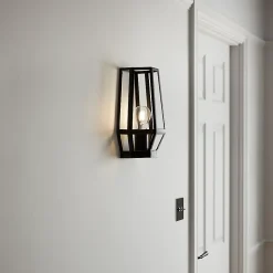 Applique murale Nantan E27 IP20 noir