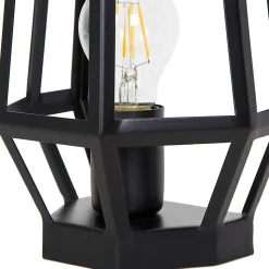 Applique murale Nantan E27 IP20 noir