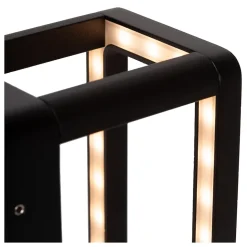 Applique murale NARVIK en aluminium avec LED intégré - Noir - Lucide