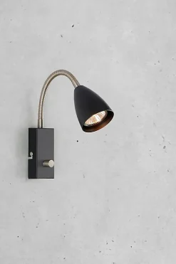 Applique murale noir-acier avec variateur - Markslöjd - Ciro