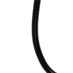 Applique murale noire avec abat-jour en velours taupe 18 cm - Brescia Combi