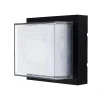 Applique Murale Noire Carrée LED 12W IP65 - Blanc Chaud 2300K - 3500K - SILAMP