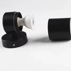 Applique Murale Noire IP65 pour Ampoule GU10 - SILAMP