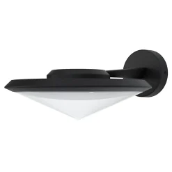 Applique murale Ortano LED intégrée 1100lm 20W IP44 GoodHome noir