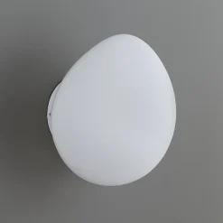 Applique murale ou petit plafonnier blanc verre opalin - Veglia