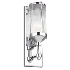 Applique murale Paulson 1 lumière Abat-Jour En Verre