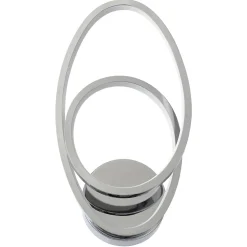 Applique murale Pegmati LED intégrée 500lm 13W L.18xH.35xP.7cm chrome Goodhome