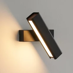 Applique murale pivotante noire LED - Salvi