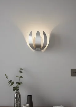 Applique murale Pleiones E14 IP20 argent