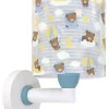 Applique murale pour enfants Baby Teddy Bleu Ours