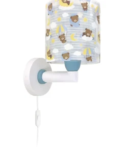 Applique murale pour enfants Baby Teddy Bleu Ours