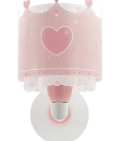 Applique murale pour enfants Little Queen couronne et coeurs