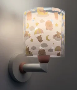 Applique murale pour enfants Baby Teddy Rose Ours