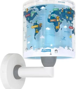 Applique murale pour enfants Kids World Carte du Monde