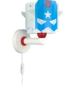 Applique Murale Pour Enfant Blue Hero Super-héros