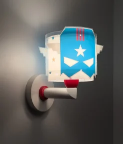 Applique Murale Pour Enfant Blue Hero Super-héros