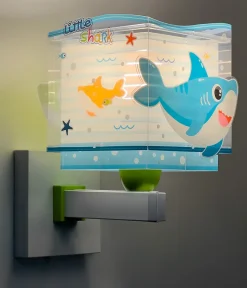 Applique murale pour enfants Little Shark Petit Requin