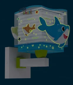 Applique murale pour enfants Little Shark Petit Requin
