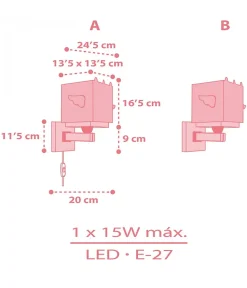 Applique murale pour enfant Little Unicorn Petite Licorne
