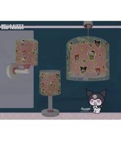 Applique murale pour enfants Hello Kitty & Friends, Kuromi, My Melody et Cinnamoroll